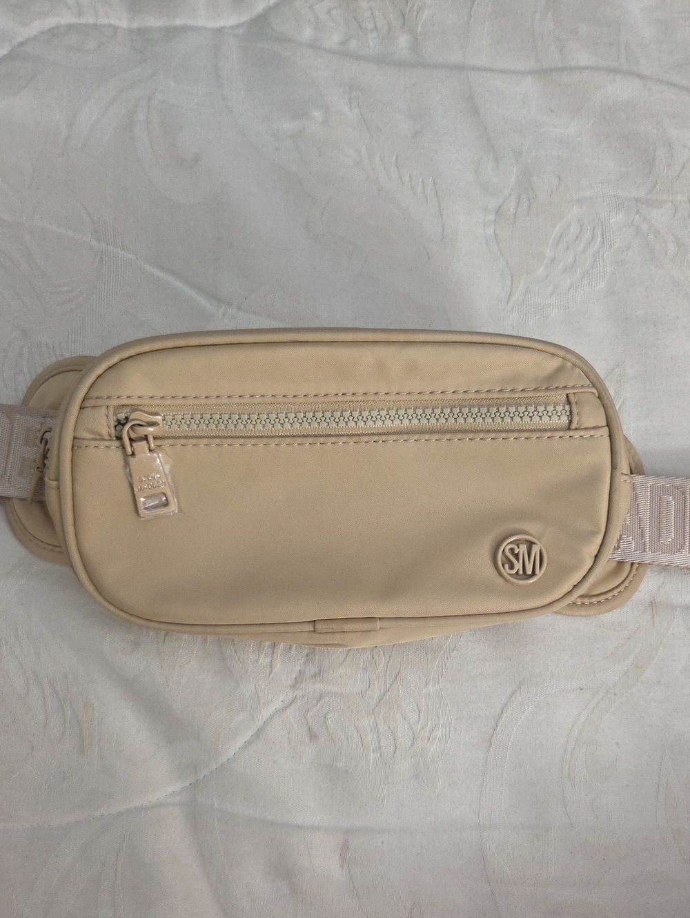 Steve Madden Beige Belt Bag - Hands-Free Everyday Carry